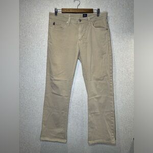 AG Adriano Goldschmied Men’s The Protege Straight Leg Khaki Pants Size 32x34